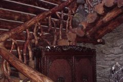 Bro chink style log hybrid Wyoming custom home builder handcrafted details (9) - Deerwood Log Homes - Custom Built Homes and Cabins - Laramie, Wyoming and The Centennial Valley - deer-wood.com - (307) 742-6554