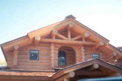Keran chink style log Steamboat Springs Colorado custom home builder handcrafted (6) - Deerwood Log Homes - Custom Built Homes and Cabins - Laramie, Wyoming and The Centennial Valley - deer-wood.com - (307) 742-6554