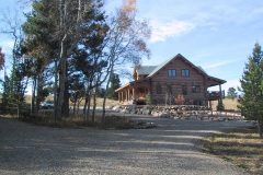 Writ chink style log Steamboat Springs Colorado custom home builder handcrafted details (3) - Deerwood Log Homes - Custom Built Homes and Cabins - Laramie, Wyoming and The Centennial Valley - deer-wood.com - (307) 742-6554