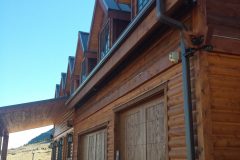Mag conventional hybrid timber frame accents Centennial Wyoming custom home builder (2) - Deerwood Log Homes - Custom Built Homes and Cabins - Laramie, Wyoming and The Centennial Valley - deer-wood.com - (307) 742-6554
