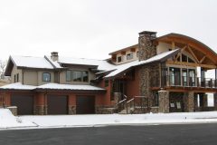 Rohr contemporary modern conventional timber accents Sheridan Wyoming custom home builder (1) - Deerwood Log Homes - Custom Built Homes and Cabins - Laramie, Wyoming and The Centennial Valley - deer-wood.com - (307) 742-6554