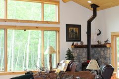 Stal conventional hybrid log accents Centennial Wyoming custom home builder (4) - Deerwood Log Homes - Custom Built Homes and Cabins - Laramie, Wyoming and The Centennial Valley - deer-wood.com - (307) 742-6554