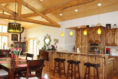 Stal conventional hybrid log accents Centennial Wyoming custom home builder (6) - Deerwood Log Homes - Custom Built Homes and Cabins - Laramie, Wyoming and The Centennial Valley - deer-wood.com - (307) 742-6554