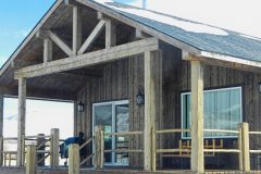 Will conventional hybrid timber frame accents Centennial Wyoming custom home builder (1) - Deerwood Log Homes - Custom Built Homes and Cabins - Laramie, Wyoming and The Centennial Valley - deer-wood.com - (307) 742-6554