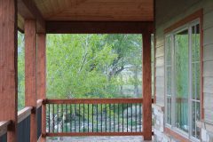 Sper conventional hybrid timber frame accents Centennial Wyoming custom home builder (12) - Deerwood Log Homes - Custom Built Homes and Cabins - Laramie, Wyoming and The Centennial Valley - deer-wood.com - (307) 742-6554