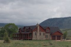 Sper conventional hybrid timber frame accents Centennial Wyoming custom home builder (5) - Deerwood Log Homes - Custom Built Homes and Cabins - Laramie, Wyoming and The Centennial Valley - deer-wood.com - (307) 742-6554