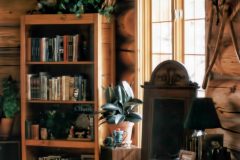 Horn chink style log Laramie Wyoming custom home builder handcrafted details (6) - Deerwood Log Homes - Custom Built Homes and Cabins - Laramie, Wyoming and The Centennial Valley - deer-wood.com - (307) 742-6554