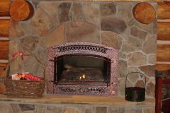 McCart chink style log Livermore Colorado custom home builder handcrafted details (14) - Deerwood Log Homes - Custom Built Homes and Cabins - Laramie, Wyoming and The Centennial Valley - deer-wood.com - (307) 742-6554