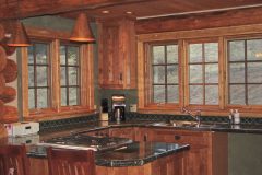 McCart chink style log Livermore Colorado custom home builder handcrafted details (16) - Deerwood Log Homes - Custom Built Homes and Cabins - Laramie, Wyoming and The Centennial Valley - deer-wood.com - (307) 742-6554