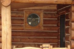 McCart chink style log Livermore Colorado custom home builder handcrafted details (19) - Deerwood Log Homes - Custom Built Homes and Cabins - Laramie, Wyoming and The Centennial Valley - deer-wood.com - (307) 742-6554