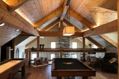 Sper conventional hybrid timber frame accents Centennial Wyoming custom home builder (4) - Deerwood Log Homes - Custom Built Homes and Cabins - Laramie, Wyoming and The Centennial Valley - deer-wood.com - (307) 742-6554