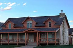 Sper conventional hybrid timber frame accents Centennial Wyoming custom home builder (9) - Deerwood Log Homes - Custom Built Homes and Cabins - Laramie, Wyoming and The Centennial Valley - deer-wood.com - (307) 742-6554