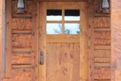 Fish Hand hewn dovetail log Centennial Wyoming custom home builder handcrafted details (3) - Deerwood Log Homes - Custom Built Homes and Cabins - Laramie, Wyoming and The Centennial Valley - deer-wood.com - (307) 742-6554