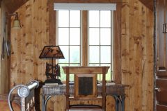 Fish Hand hewn dovetail log Centennial Wyoming custom home builder handcrafted details (6) - Deerwood Log Homes - Custom Built Homes and Cabins - Laramie, Wyoming and The Centennial Valley - deer-wood.com - (307) 742-6554