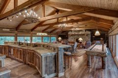 BuckBunk log timber frame post & beam hybrid Centennial Wyoming custom home builder (1) - Deerwood Log Homes - Custom Built Homes and Cabins - Laramie, Wyoming and The Centennial Valley - deer-wood.com - (307) 742-6554