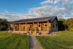 BuckExt log timber frame post & beam hybrid Centennial Wyoming custom home builder (3) - Deerwood Log Homes - Custom Built Homes and Cabins - Laramie, Wyoming and The Centennial Valley - deer-wood.com - (307) 742-6554
