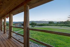 BuckExt log timber frame post & beam hybrid Centennial Wyoming custom home builder (5) - Deerwood Log Homes - Custom Built Homes and Cabins - Laramie, Wyoming and The Centennial Valley - deer-wood.com - (307) 742-6554