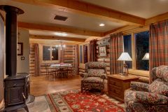 BuckGst log timber frame post & beam hybrid Centennial Wyoming custom home builder (1) - Deerwood Log Homes - Custom Built Homes and Cabins - Laramie, Wyoming and The Centennial Valley - deer-wood.com - (307) 742-6554