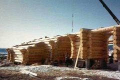 Burt Swedish cope log Centennial Wyoming custom home builder handcrafted details (12) - Deerwood Log Homes - Custom Built Homes and Cabins - Laramie, Wyoming and The Centennial Valley - deer-wood.com - (307) 742-6554