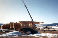 Burt Swedish cope log Centennial Wyoming custom home builder handcrafted details (13) - Deerwood Log Homes - Custom Built Homes and Cabins - Laramie, Wyoming and The Centennial Valley - deer-wood.com - (307) 742-6554