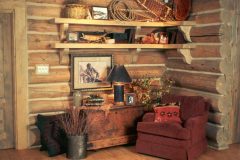 List Swedish cope log Laramie Wyoming custom home builder handcrafted details (14) - Deerwood Log Homes - Custom Built Homes and Cabins - Laramie, Wyoming and The Centennial Valley - deer-wood.com - (307) 742-6554