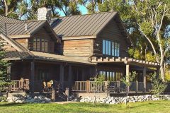 List Swedish cope log Laramie Wyoming custom home builder handcrafted details (7) - Deerwood Log Homes - Custom Built Homes and Cabins - Laramie, Wyoming and The Centennial Valley - deer-wood.com - (307) 742-6554