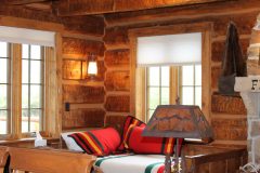 Fish Hand hewn dovetail log Centennial Wyoming custom home builder handcrafted details (5) - Deerwood Log Homes - Custom Built Homes and Cabins - Laramie, Wyoming and The Centennial Valley - deer-wood.com - (307) 742-6554
