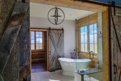 Bab log home timber frame post & beam hybrid Laramie Wyoming custom home builder - 20 - Deerwood Log Homes - Custom Built Homes and Cabins - Laramie, Wyoming and The Centennial Valley - deer-wood.com - (307) 742-6554