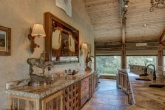 BuckBunk log timber frame post & beam hybrid Centennial Wyoming custom home builder (24) - Deerwood Log Homes - Custom Built Homes and Cabins - Laramie, Wyoming and The Centennial Valley - deer-wood.com - (307) 742-6554