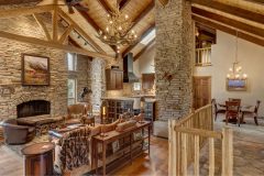 BuckMain renovation remodel log accents Centennial Wyoming custom home builder (1) - Deerwood Log Homes - Custom Built Homes and Cabins - Laramie, Wyoming and The Centennial Valley - deer-wood.com - (307) 742-6554