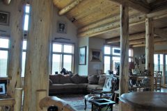 Mar conventional hybrid log accents Laramie Wyoming custom home builder (1) - Deerwood Log Homes - Custom Built Homes and Cabins - Laramie, Wyoming and The Centennial Valley - deer-wood.com - (307) 742-6554