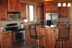 Star log timber frame post & beam hybrid Centennial Wyoming custom handcrafted home builder (6) - Deerwood Log Homes - Custom Built Homes and Cabins - Laramie, Wyoming and The Centennial Valley - deer-wood.com - (307) 742-6554