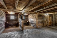 BuckBarn renovation remodel timber log Laramie Wyoming custom home builder handcrafted (3) - Deerwood Log Homes - Custom Built Homes and Cabins - Laramie, Wyoming and The Centennial Valley - deer-wood.com - (307) 742-6554