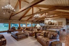BuckBunk log timber frame post & beam hybrid Centennial Wyoming custom home builder (11) - Deerwood Log Homes - Custom Built Homes and Cabins - Laramie, Wyoming and The Centennial Valley - deer-wood.com - (307) 742-6554