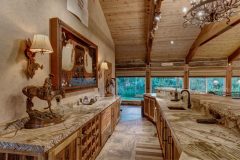 BuckBunk log timber frame post & beam hybrid Centennial Wyoming custom home builder (15) - Deerwood Log Homes - Custom Built Homes and Cabins - Laramie, Wyoming and The Centennial Valley - deer-wood.com - (307) 742-6554