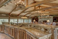 BuckBunk log timber frame post & beam hybrid Centennial Wyoming custom home builder (23) - Deerwood Log Homes - Custom Built Homes and Cabins - Laramie, Wyoming and The Centennial Valley - deer-wood.com - (307) 742-6554