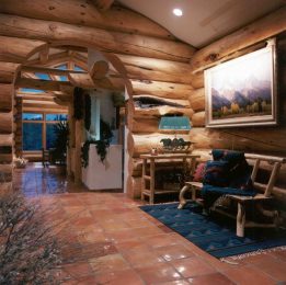 Burt Swedish cope log Centennial Wyoming custom home builder handcrafted details (5) - Deerwood Log Homes - Custom Built Homes and Cabins - Laramie, Wyoming and The Centennial Valley - deer-wood.com - (307) 742-6554