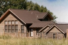 Arrowhead log timber home & barn restoration renovation addition Laramie Wyoming (1) - Deerwood Log Homes - Custom Built Homes and Cabins - Laramie, Wyoming and The Centennial Valley - deer-wood.com - (307) 742-6554
