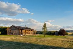 BuckExt log timber frame post & beam hybrid Centennial Wyoming custom home builder (1) - Deerwood Log Homes - Custom Built Homes and Cabins - Laramie, Wyoming and The Centennial Valley - deer-wood.com - (307) 742-6554