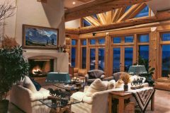 Burt Swedish cope log Centennial Wyoming custom home builder handcrafted details (10) - Deerwood Log Homes - Custom Built Homes and Cabins - Laramie, Wyoming and The Centennial Valley - deer-wood.com - (307) 742-6554