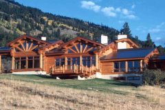 Burt Swedish cope log Centennial Wyoming custom home builder handcrafted details (2) - Deerwood Log Homes - Custom Built Homes and Cabins - Laramie, Wyoming and The Centennial Valley - deer-wood.com - (307) 742-6554