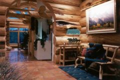 Burt Swedish cope log Centennial Wyoming custom home builder handcrafted details (5) - Deerwood Log Homes - Custom Built Homes and Cabins - Laramie, Wyoming and The Centennial Valley - deer-wood.com - (307) 742-6554