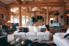 Burt Swedish cope log Centennial Wyoming custom home builder handcrafted details (9) - Deerwood Log Homes - Custom Built Homes and Cabins - Laramie, Wyoming and The Centennial Valley - deer-wood.com - (307) 742-6554