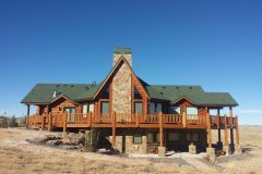 Joit Swedish cope log Centennial Wyoming custom home builder handcrafted details (1) - Deerwood Log Homes - Custom Built Homes and Cabins - Laramie, Wyoming and The Centennial Valley - deer-wood.com - (307) 742-6554