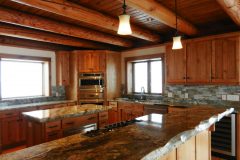 Joit Swedish cope log Centennial Wyoming custom home builder handcrafted details (10) - Deerwood Log Homes - Custom Built Homes and Cabins - Laramie, Wyoming and The Centennial Valley - deer-wood.com - (307) 742-6554