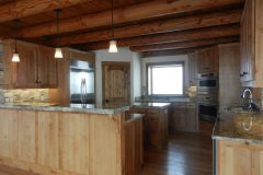 Joit Swedish cope log Centennial Wyoming custom home builder handcrafted details (8) - Deerwood Log Homes - Custom Built Homes and Cabins - Laramie, Wyoming and The Centennial Valley - deer-wood.com - (307) 742-6554