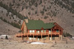 Joit ext Swedish cope log Centennial Wyoming custom home builder handcrafted details (2) - Deerwood Log Homes - Custom Built Homes and Cabins - Laramie, Wyoming and The Centennial Valley - deer-wood.com - (307) 742-6554