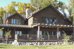 List Swedish cope log Laramie Wyoming custom home builder handcrafted details (6) - Deerwood Log Homes - Custom Built Homes and Cabins - Laramie, Wyoming and The Centennial Valley - deer-wood.com - (307) 742-6554