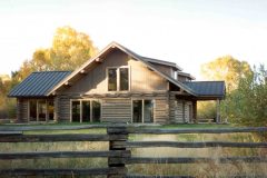 McGil Swedish cope log Laramie Wyoming custom home builder handcrafted details (2) - Deerwood Log Homes - Custom Built Homes and Cabins - Laramie, Wyoming and The Centennial Valley - deer-wood.com - (307) 742-6554