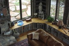 Lets hand hewn log timber frame post & beam hybrid Centennial Wyoming custom home builder (26) - Deerwood Log Homes - Custom Built Homes and Cabins - Laramie, Wyoming and The Centennial Valley - deer-wood.com - (307) 742-6554